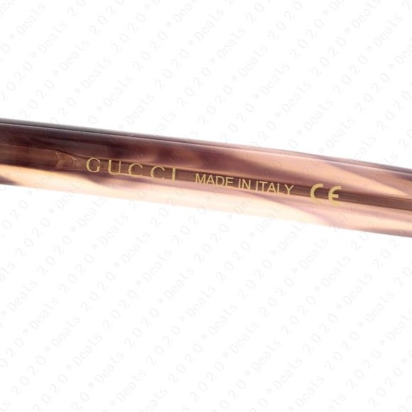 GUCCI Women’s GG0458OA 004 55mm Havana Gold Eyeglasses - Picture 9 of 9